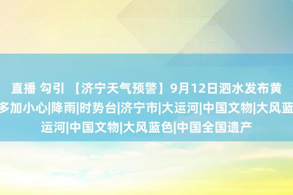 直播 勾引 【济宁天气预警】9月12日泗水发布黄色雷电预警，请多加小心|降雨|时势台|济宁市|大运河|中国文物|大风蓝色|中国全国遗产